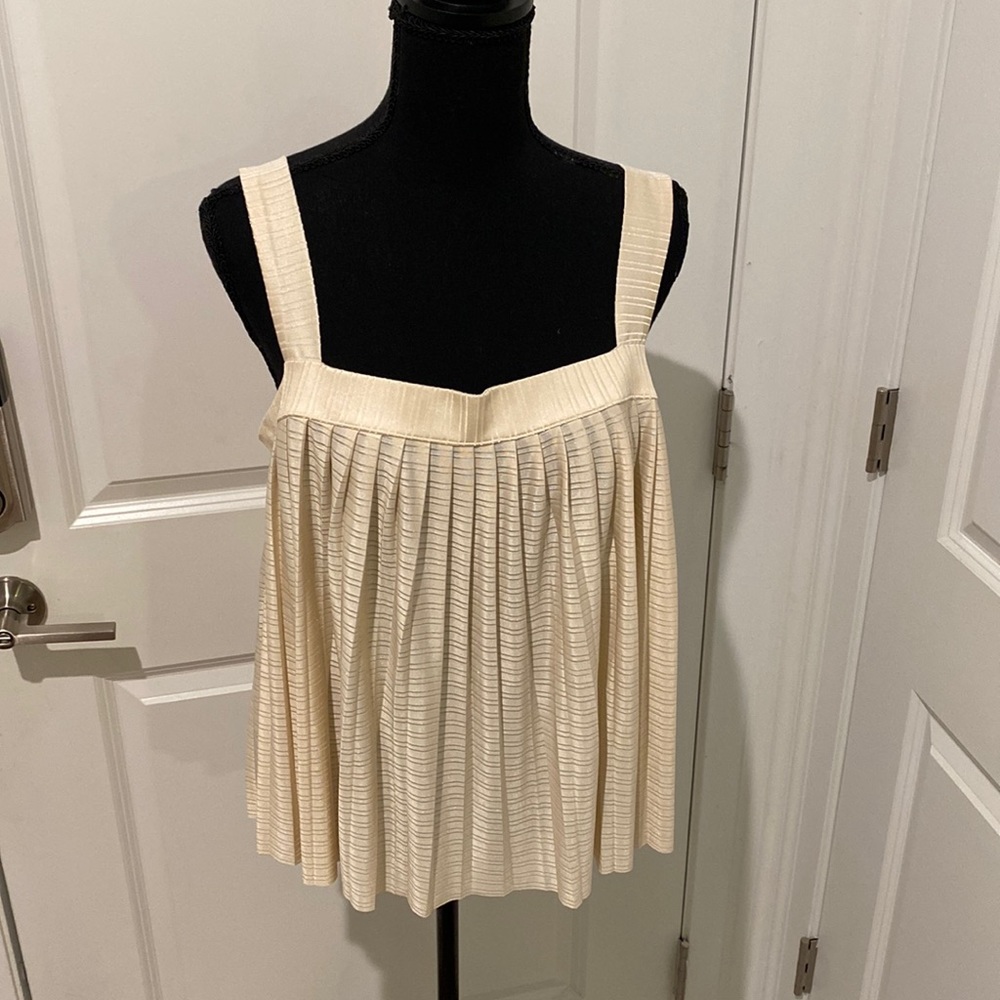 H&M Gold Polyester Blouse